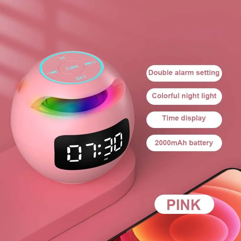 Smart Alarm Clock Bluetooth Speaker